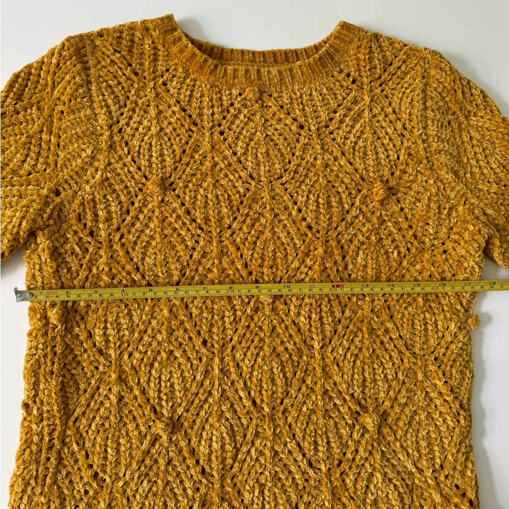 Ann Taylor LOFT Chenille short sleeve Bobble sweater Size Petite Small - Picture 9 of 10